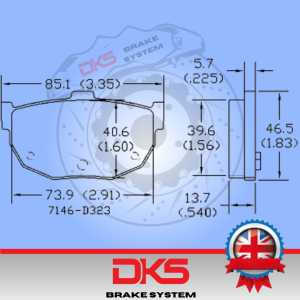 DKS Brake HYUNDAI Tiburon(GK)2.0GLS 2.0 2.7 01-09;Tiburon(RD)1.6 i 2.0 96-02