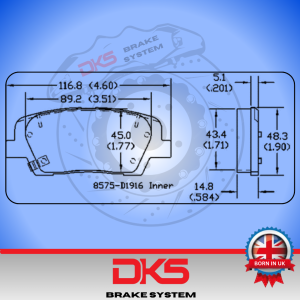 DKS Brake HYUNDAI Santa Fe4/Fe6 Cylinder 17-,GrandSantaFe 2.0T 2.2TDI 3.0 16- HYUNDAI BJ SANTA FE(DM)2.0 2.4 2012-,GENESIS G70 2.2 17-;